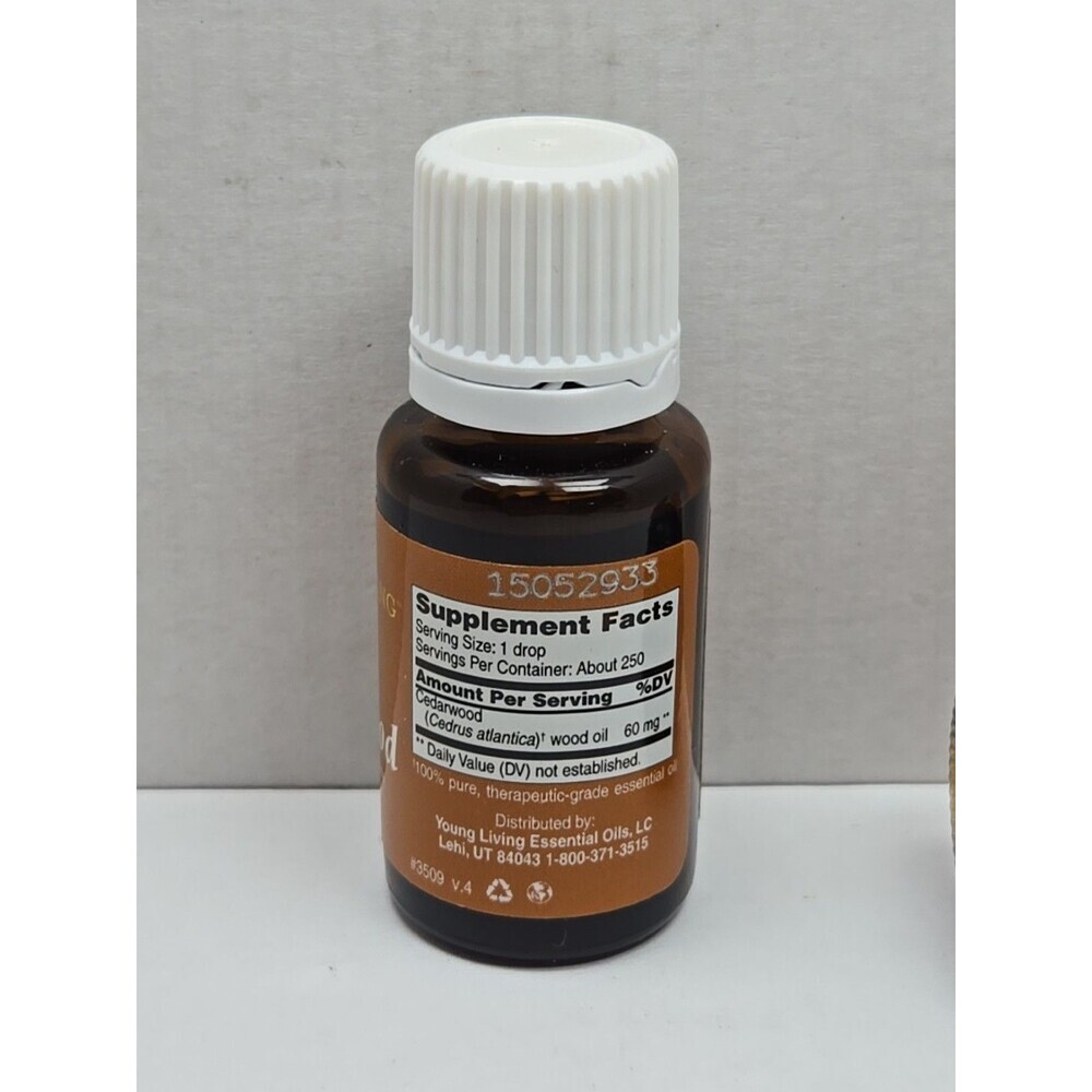 Young Living Cedarwood Essential Oil 15ml Half Oz New Sealed Aromatherapy - Picture 3 of 8